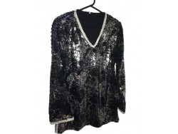 Handmade Sequence Tunic "Midnight"...ON SALE!